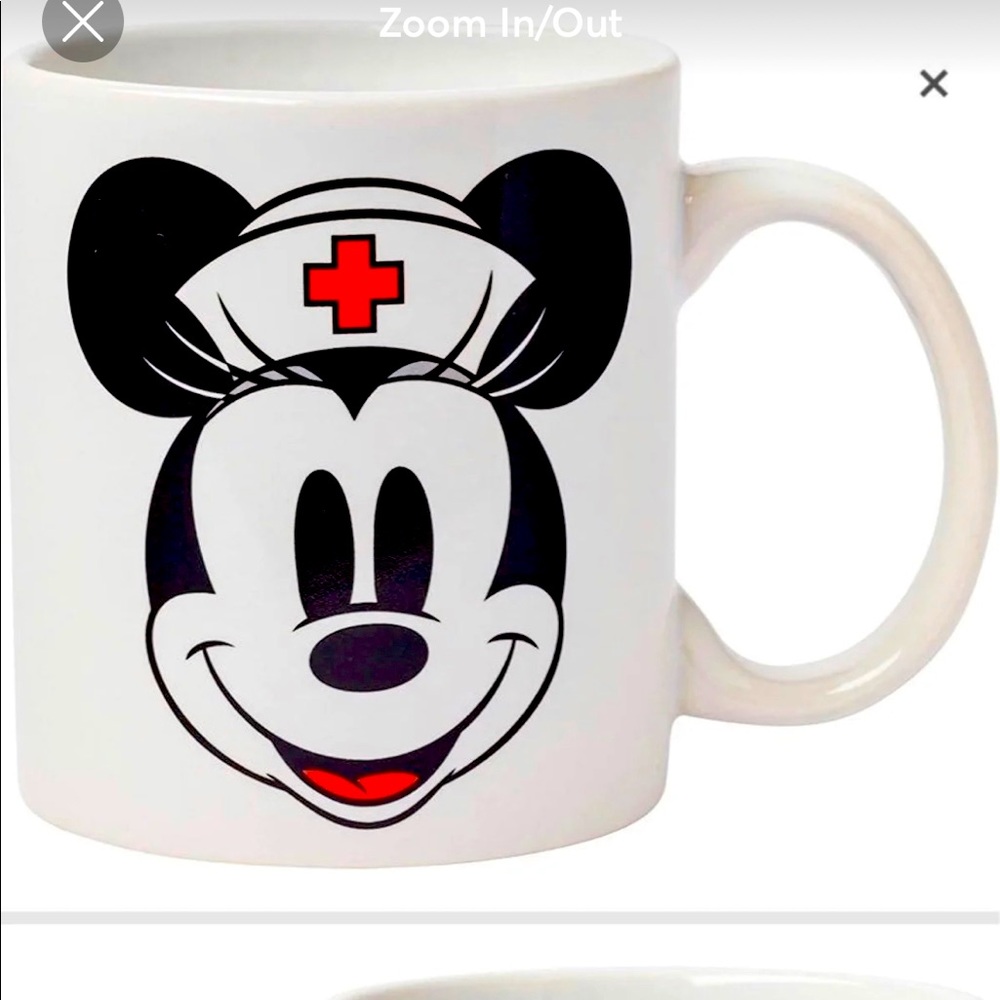 Disney Minnie Mouse Best Nurse Ever 20oz Ceramic Coffee Mug Cup